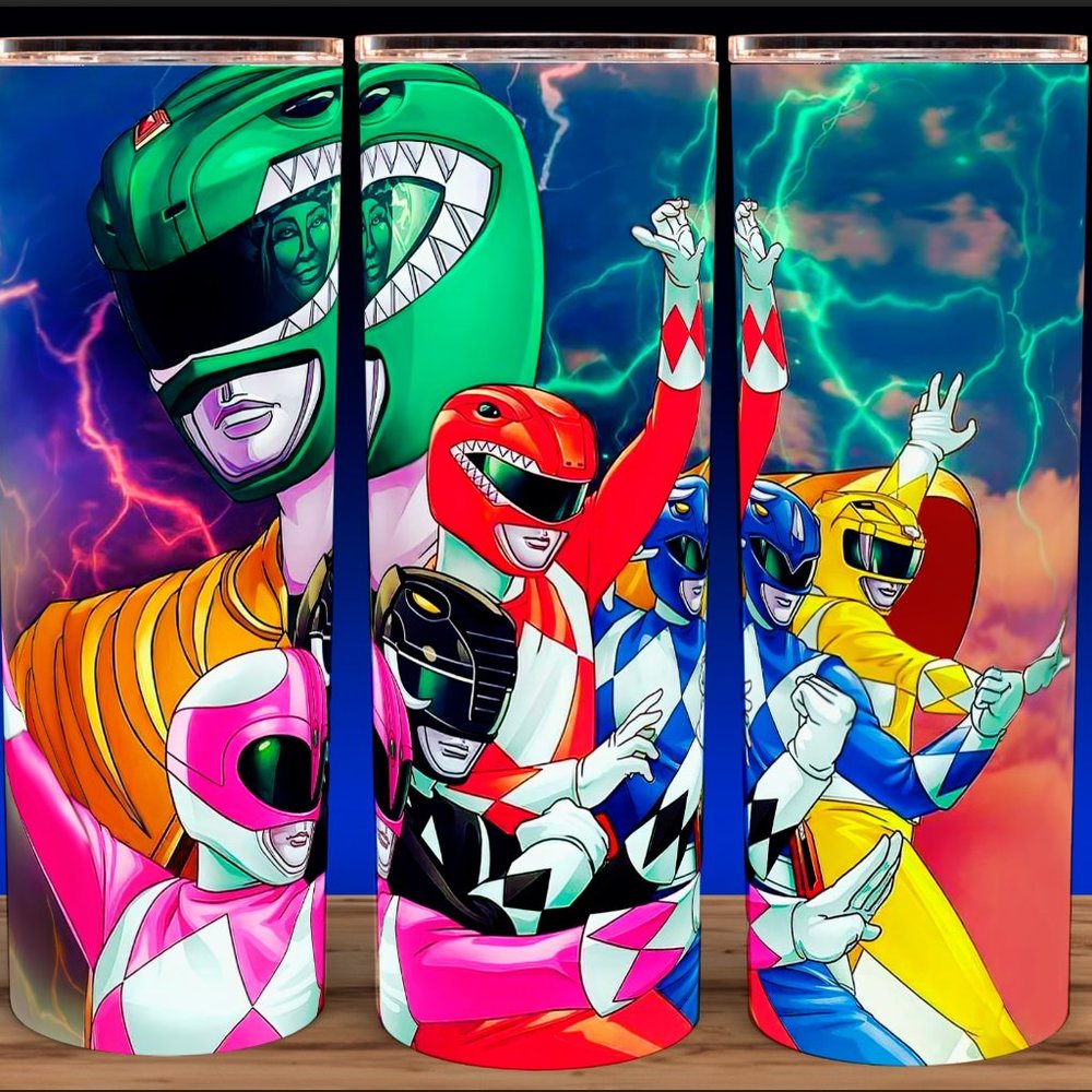 Power Rangers Morphin Time Cup Mug Tumbler 20oz